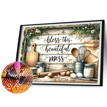 Load image into Gallery viewer, Diamond Painting - Full Round - Retro Kitchen (50*40CM)
