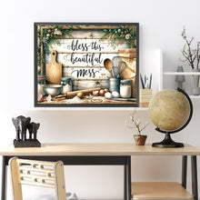 Load image into Gallery viewer, Diamond Painting - Full Round - Retro Kitchen (50*40CM)
