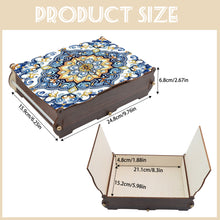Load image into Gallery viewer, Diamond Painting Storage Box DIY 5D Diamond Painting Jewelry Box (Flower A)
