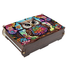 Load image into Gallery viewer, Diamond Painting Storage Box DIY 5D Diamond Painting Jewelry Box for Women (Owl)
