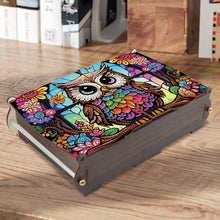 Load image into Gallery viewer, Diamond Painting Storage Box DIY 5D Diamond Painting Jewelry Box for Women (Owl)
