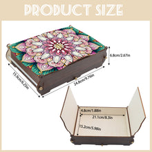 Load image into Gallery viewer, Diamond Painting Storage Box DIY 5D Diamond Painting Jewelry Box (Flower B)
