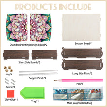Load image into Gallery viewer, Diamond Painting Storage Box DIY 5D Diamond Painting Jewelry Box (Flower B)
