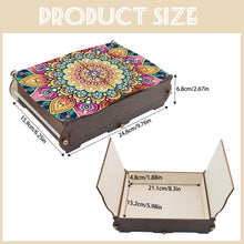 Load image into Gallery viewer, Diamond Painting Storage Box DIY 5D Diamond Painting Jewelry Box (Flower C)
