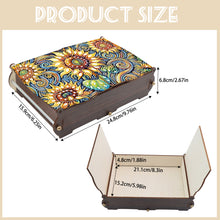 Load image into Gallery viewer, Diamond Painting Storage Box DIY 5D Diamond Painting Jewelry Box (Sunflower)
