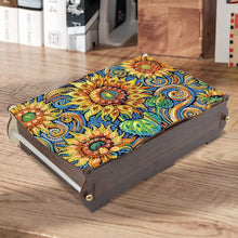 Load image into Gallery viewer, Diamond Painting Storage Box DIY 5D Diamond Painting Jewelry Box (Sunflower)
