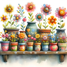 Load image into Gallery viewer, Diamond Painting - Full Round - Flower Bouquet (30*30CM)
