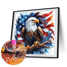 Load image into Gallery viewer, Diamond Painting - Full Round - American Flag Eagle (30*30CM)

