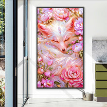 Load image into Gallery viewer, AB Diamond Painting - Full Round - Fox In The Flowers (40*70CM)
