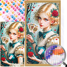Load image into Gallery viewer, AB Diamond Painting - Full Round - Girl Alice (40*75CM)
