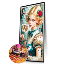 Load image into Gallery viewer, AB Diamond Painting - Full Round - Girl Alice (40*75CM)
