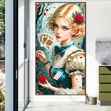 Load image into Gallery viewer, AB Diamond Painting - Full Round - Girl Alice (40*75CM)
