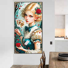 Load image into Gallery viewer, AB Diamond Painting - Full Round - Girl Alice (40*75CM)
