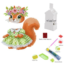 Load image into Gallery viewer, Acrylic Shaking Head Squirrel Table Top Diamond Painting Ornament Kits for Decor
