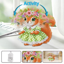 Load image into Gallery viewer, Acrylic Shaking Head Squirrel Table Top Diamond Painting Ornament Kits for Decor
