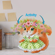 Load image into Gallery viewer, Acrylic Shaking Head Squirrel Table Top Diamond Painting Ornament Kits for Decor
