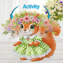 Load image into Gallery viewer, Acrylic Shaking Head Squirrel Table Top Diamond Painting Ornament Kits for Decor
