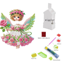 Load image into Gallery viewer, Acrylic Shaking Head Angel Fairy Table Top Diamond Painting Ornament Kits
