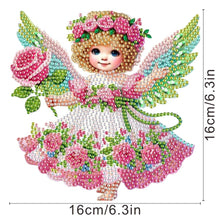 Load image into Gallery viewer, Acrylic Shaking Head Angel Fairy Table Top Diamond Painting Ornament Kits
