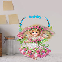 Load image into Gallery viewer, Acrylic Shaking Head Angel Fairy Table Top Diamond Painting Ornament Kits
