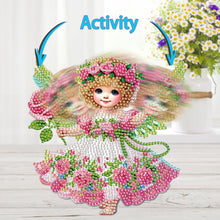 Load image into Gallery viewer, Acrylic Shaking Head Angel Fairy Table Top Diamond Painting Ornament Kits

