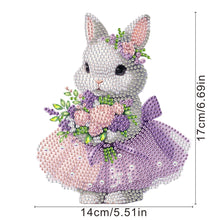 Load image into Gallery viewer, Acrylic Shaking Head Rabbit Table Top Diamond Painting Ornament Kits for Decor
