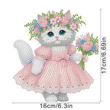 Load image into Gallery viewer, Acrylic Shaking Head Cat Table Top Diamond Painting Ornament Kits for Decor
