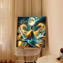 Load image into Gallery viewer, Diamond Painting - Full Round - Water Skirt Dancing Girl (40*40CM)
