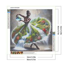 Load image into Gallery viewer, Diamond Painting - Full Round - Nature Skirt Girl (40*40CM)
