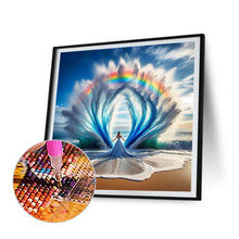 Load image into Gallery viewer, Diamond Painting - Full Round - Water Wave Back Girl (40*40CM)
