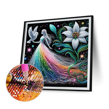 Load image into Gallery viewer, Diamond Painting - Full Round - Girl And Flower (40*40CM)
