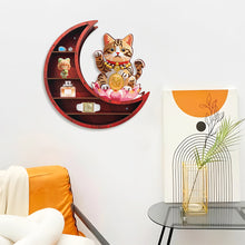 Load image into Gallery viewer, Lunar Design DIY Diamond Painting Wall Shelf for Home Decoration (Cat A)
