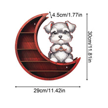 Load image into Gallery viewer, Lunar Design DIY Diamond Painting Wall Shelf for Home Decoration (Dog B)
