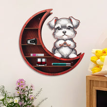 Load image into Gallery viewer, Lunar Design DIY Diamond Painting Wall Shelf for Home Decoration (Dog B)
