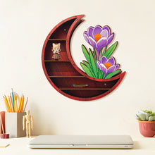 Load image into Gallery viewer, Lunar Design DIY Diamond Painting Wall Shelf for Home Decoration (Flower)
