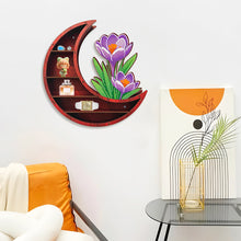 Load image into Gallery viewer, Lunar Design DIY Diamond Painting Wall Shelf for Home Decoration (Flower)

