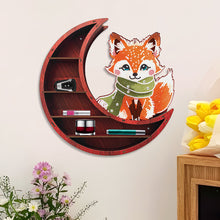 Load image into Gallery viewer, Creative Lunar Design DIY Diamond Painting Wall Shelf for Home Decoration (Fox)
