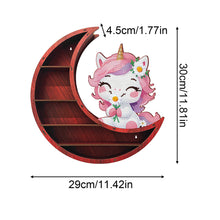 Load image into Gallery viewer, Lunar Design DIY Diamond Painting Wall Shelf for Home Decoration (Unicorn)
