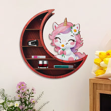 Load image into Gallery viewer, Lunar Design DIY Diamond Painting Wall Shelf for Home Decoration (Unicorn)
