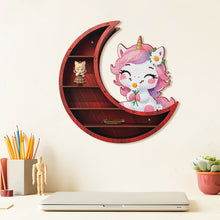 Load image into Gallery viewer, Lunar Design DIY Diamond Painting Wall Shelf for Home Decoration (Unicorn)
