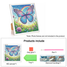 Load image into Gallery viewer, Diamond Painting - Partial Special Shaped - Butterfly (30*30CM)
