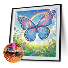 Load image into Gallery viewer, Diamond Painting - Partial Special Shaped - Butterfly (30*30CM)
