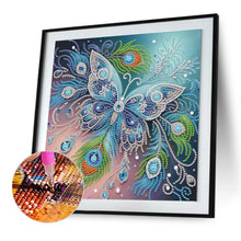 Load image into Gallery viewer, Diamond Painting - Partial Special Shaped - Butterfly (30*30CM)
