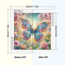 Load image into Gallery viewer, Diamond Painting - Partial Special Shaped - Butterfly (30*30CM)
