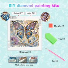 Load image into Gallery viewer, Diamond Painting - Partial Special Shaped - Butterfly (30*30CM)
