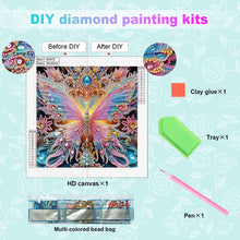 Load image into Gallery viewer, Diamond Painting - Partial Special Shaped - Butterfly (30*30CM)
