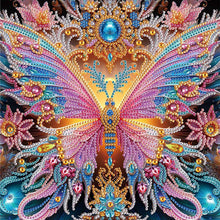 Load image into Gallery viewer, Diamond Painting - Partial Special Shaped - Butterfly (30*30CM)
