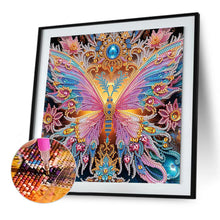 Load image into Gallery viewer, Diamond Painting - Partial Special Shaped - Butterfly (30*30CM)
