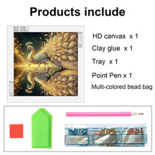 Load image into Gallery viewer, Diamond Painting - Partial Special Shaped - Peacock (30*30CM)
