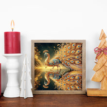 Load image into Gallery viewer, Diamond Painting - Partial Special Shaped - Peacock (30*30CM)

